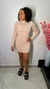 Vestido Preto Feminino Curto Justo Colado Sal e Pimenta - Atelie Charmosinha