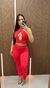Conjunto Top E Calça Feminino 3d Tecido Canelado Blogueira Sal e Pimenta