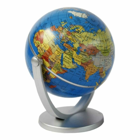 Globo terráqueo 10 cm con base - comprar online