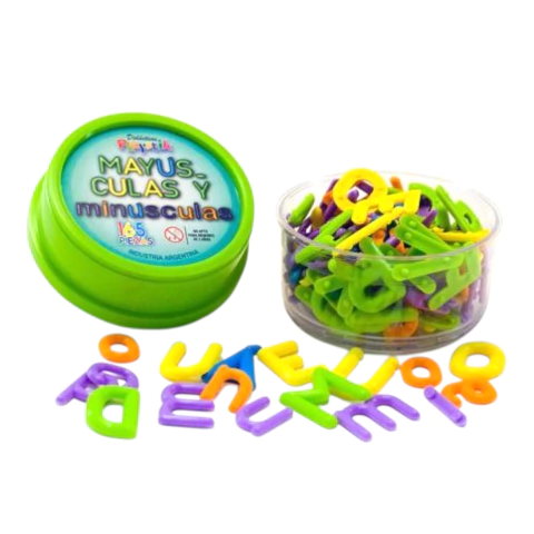 Letras mayúsculas y minúsculas - 165 piezas - comprar online