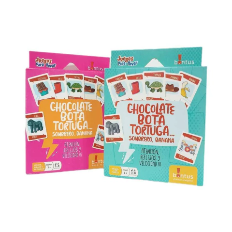 Chocolate, bota, tortuga... - Colección juegos para llevar - comprar online
