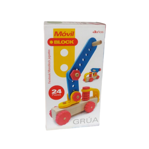 Juego para armar Monoblock 24 piezas: Grúa
