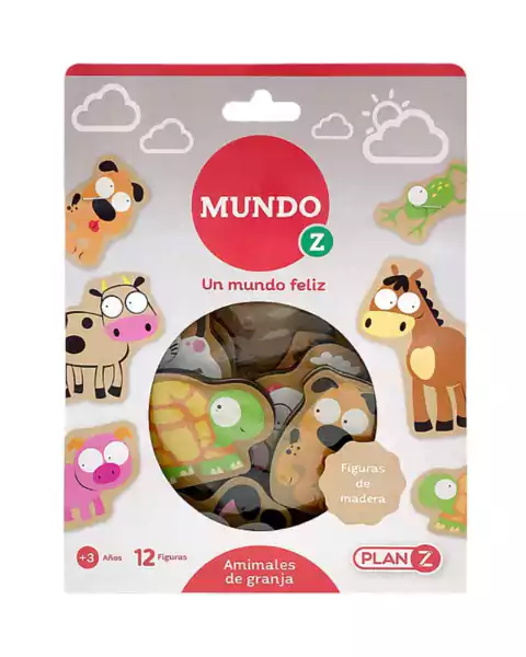 Animales de Madera - Granja-