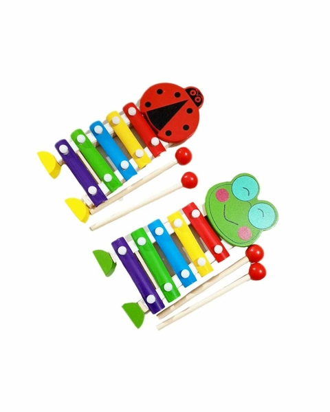 Xilofón con diseño de animalitos