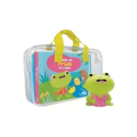 El baño de frida la rana - Libro para el baño