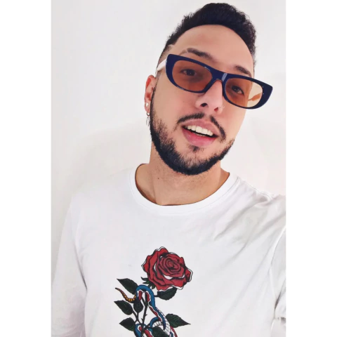 Óculos Romênia - Azul e Bege