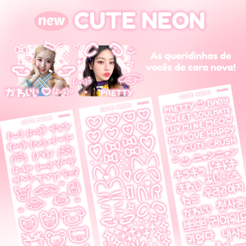 Cute Neon | Adesivos