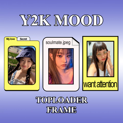 Y2K MOOD Toploader Frame | Adesivos