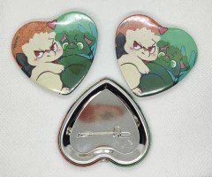 Botón en forma de corazón - varios diseños en internet