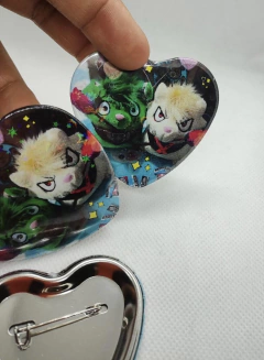 Botón en forma de corazón - varios diseños - comprar en línea