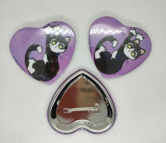 Botón en forma de corazón - Gatitos en internet