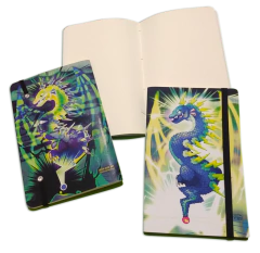 Libreta DRAGÓN - tipo cuadernillo 1/2 carta - OrenJuiceArt