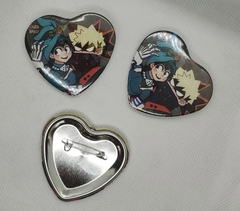 Botón en forma de corazón - varios diseños - tienda en línea