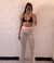 Saia Barrada- Branca - comprar online