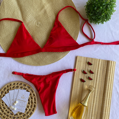 Biquíni Sea- Vermelho Brilho