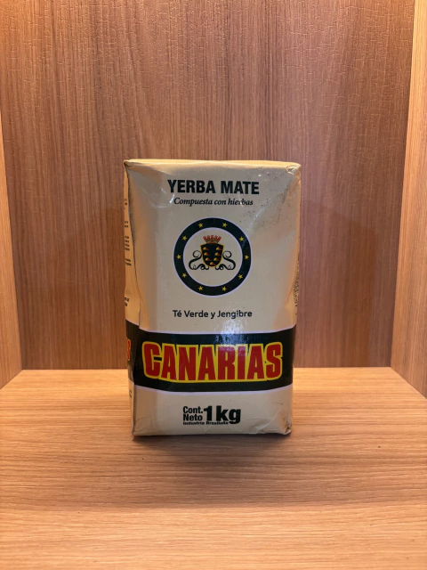 YERBA MATE CANARIAS TE VERDE Y JENGIBRE X1kg - comprar online