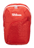 Mochila Wilson Padel Tour 2025 de color rojo con logo blanco.