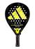 Paleta de pádel Adidas Rx Series Lime 3.4 2025 con diseño negro y detalles en amarillo.