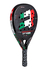 Paleta de pádel Royal Cross Pro Carbono Twill 6k México con diseño tricolor.