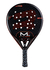 Paleta de pádel Royal Maquina M2PRO Carbono Blend en colores negro y rojo.