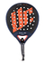 Paleta de pádel Urich Iron 3K Hard 25 con diseño moderno en negro y naranja.
