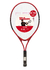 Raqueta Wilson Federer 25jr para jóvenes, diseño rojo y negro.