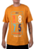 Remera de algodón Babolat Court color naranja con estampado frontal de números y texto "Forever Young".