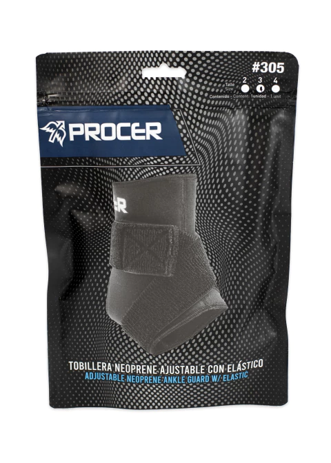 Tobillera de Neoprene Procer Ajustable Cruzada - comprar online