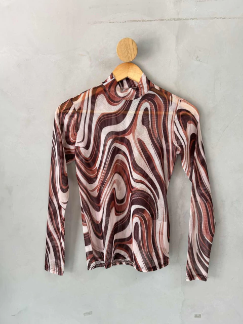 BLUSA TULE BLAIR MARMORIZADA - comprar online