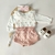 Romper Rosa e Branco Cacau - comprar online