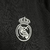 Camisa-Pre-Jogo-Real-Madrid-24-25-Adidas-Preto-Masculina-Torcedor-Oficial-Authentic-Futebol-La-Liga-Espanha-Merengues-Hala-Vinijr-Bellingham-Mbappe-