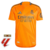 Camisa-Reserva-Real-Madrid-II-Away-24-25-Adidas-Laranja-Masculino-Torcedor-Futebol-Authentic-Oficial-Merengues-Espanha-La-Liga-Patch-Mbappe-Vinijr-Bellingham-