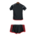 Kit-Infantil-Flamengo-III-Third-24-25-Adidas-Cinza-e-Vermelho-Unissex-Torcedor-Oficial-Authentic-Futebol-CRF-Mengo-Nação-Rubro-Negra-Libertadores-Brasileirão-Criança-