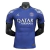 Quarta-Camisa-Paris-Saint-Germain-Fourth-IV-24-25-Jordan-Azul-Masculino-Jogador-Authentic-Oficial-Futebol-PSG-Ligue1-Champions-League-Marquinhos-
