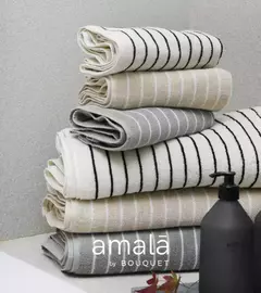 SET DE TOALLA Y TOALLÓN AMALA