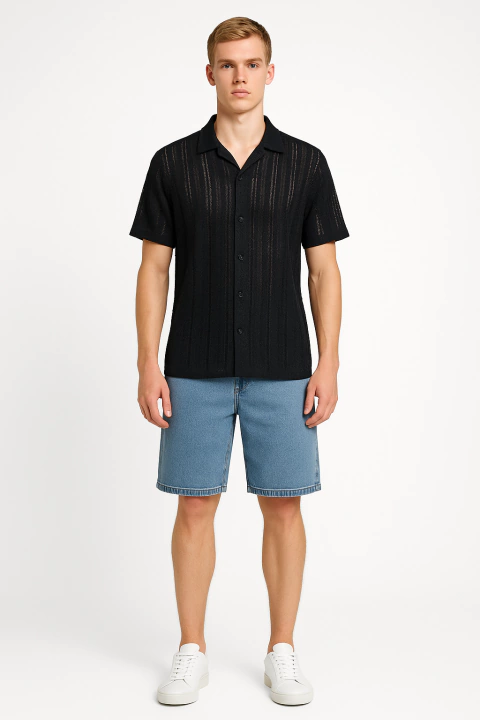 camisa de crochet art 1695 - comprar online