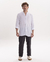 camisa de lino cuello mao art 1350 - comprar online
