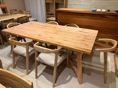 Mesa Modelo griego Lenga 2.00x1.00 + 6 sillas Bali zoita