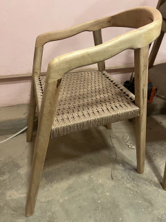 Imagen de Silla Bali MADERA ZOITA asiento encordado Kraft