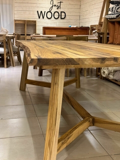 Mesa modelo griego 2.40x1.20 Petiribi macizo - - comprar online