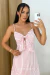 Vestido listrado Bali rosa na internet