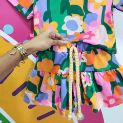 Conjunto Jardim Secreto - Tamanhos 2-4-6-8 - Dona Amora Kids