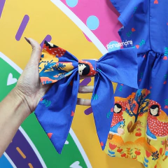Vestido Infantil Estampa Mistérios do Bosque
