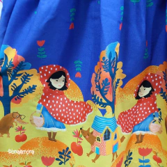 Vestido Infantil Estampa Mistérios do Bosque na internet