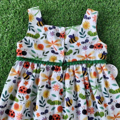 Kit Baby Insetinhos: Vestido para bebê + Tiara + Tapa fralda - loja online