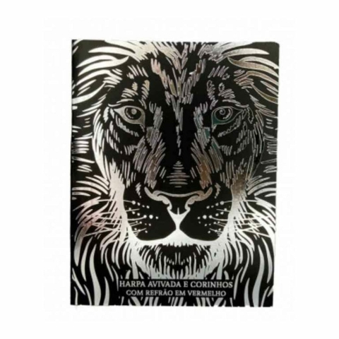 Harpa Avivada e Corinhos Letra Gigante Brochura Leão Preta