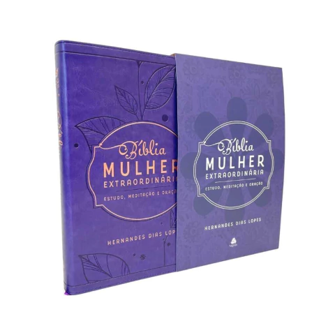 Bíblia Mulher Extraordinária Hernandes Dias Lopes Lilás KJA