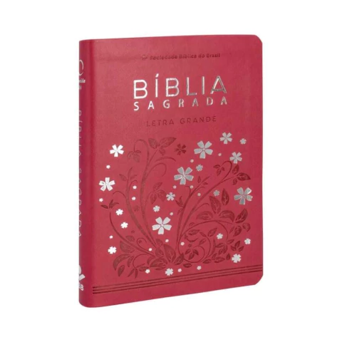 Bíblia Sagrada Letra Grande Pink ARA