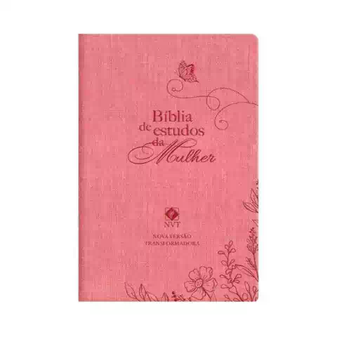 Bíblia de Estudos da Mulher Rosa NVT