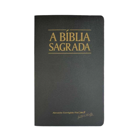 Bíblia Sagrada ACF Letra Gigante - Brochura Preta